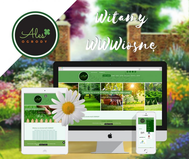 Budowa strony www dla firmy ogrodniczej