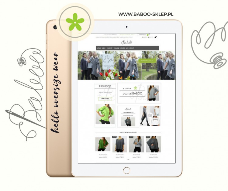Stworzenie sklepu internetowego z odzieżą damską Baboo