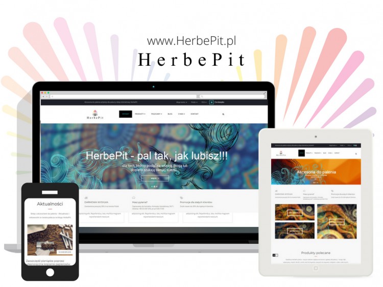Tworzenie sklepów internetowych - sklep internetowy CBD HerbePit