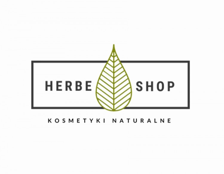 Projekt logo i identyfikacja wizualna: kosmetyki naturalne HerbeShop